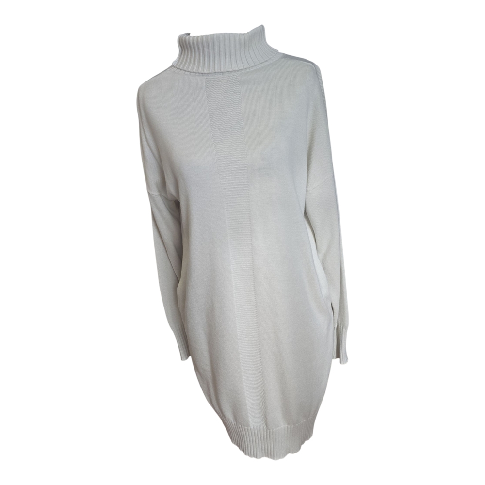 Lululemon Athletica Cream Cowl Neck Sweater‎ Dress